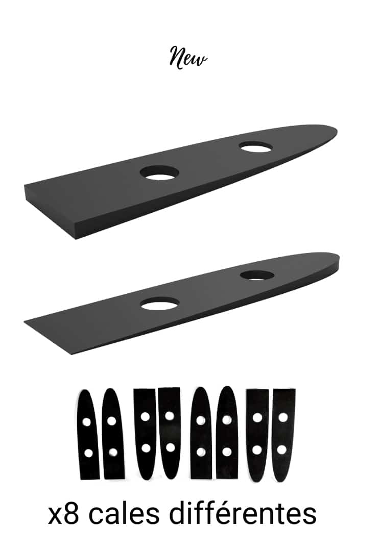 Cales de réglage G10 pour S-Foil SROKA