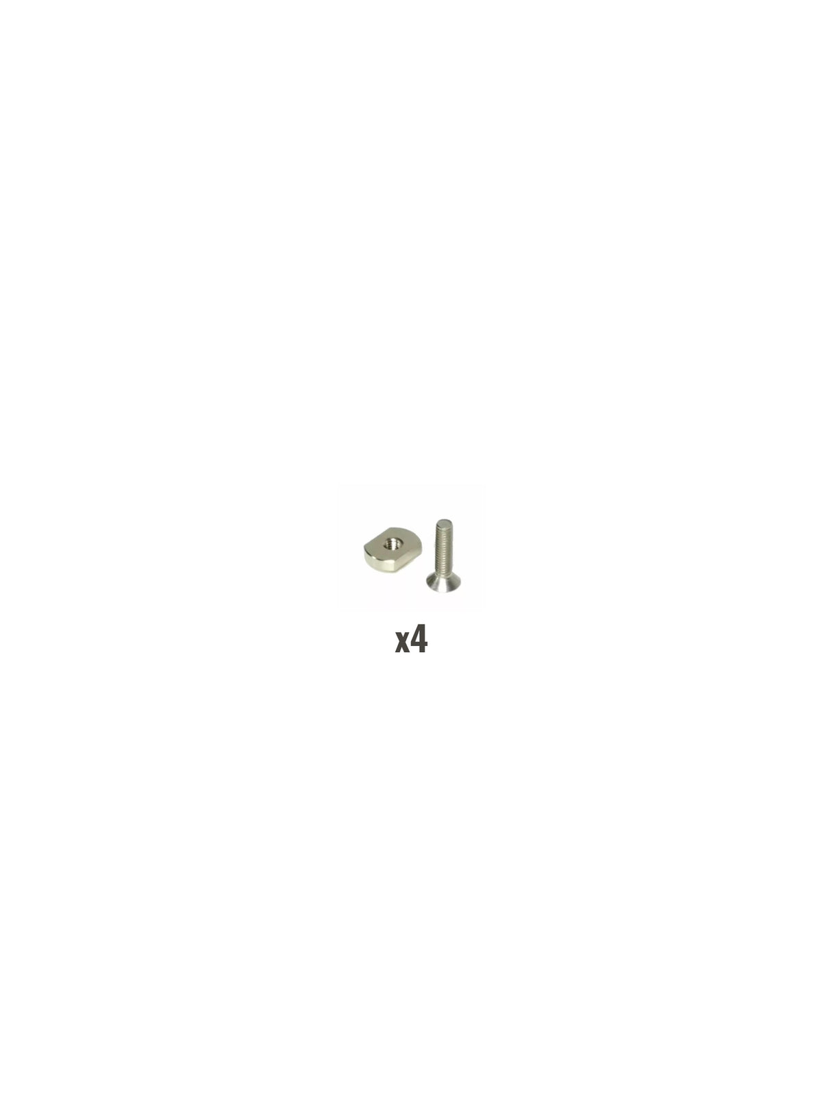 Carrés et vis de fixation pour foil en double US Box