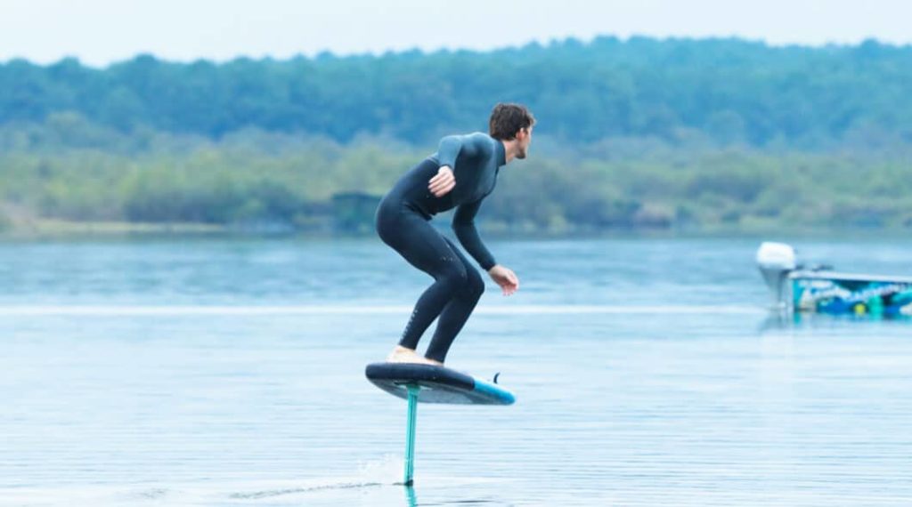 Record de vitesse en pumping avec un foil