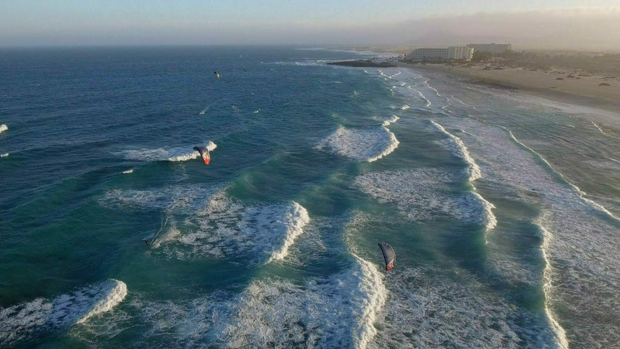 fag beach vue de drone