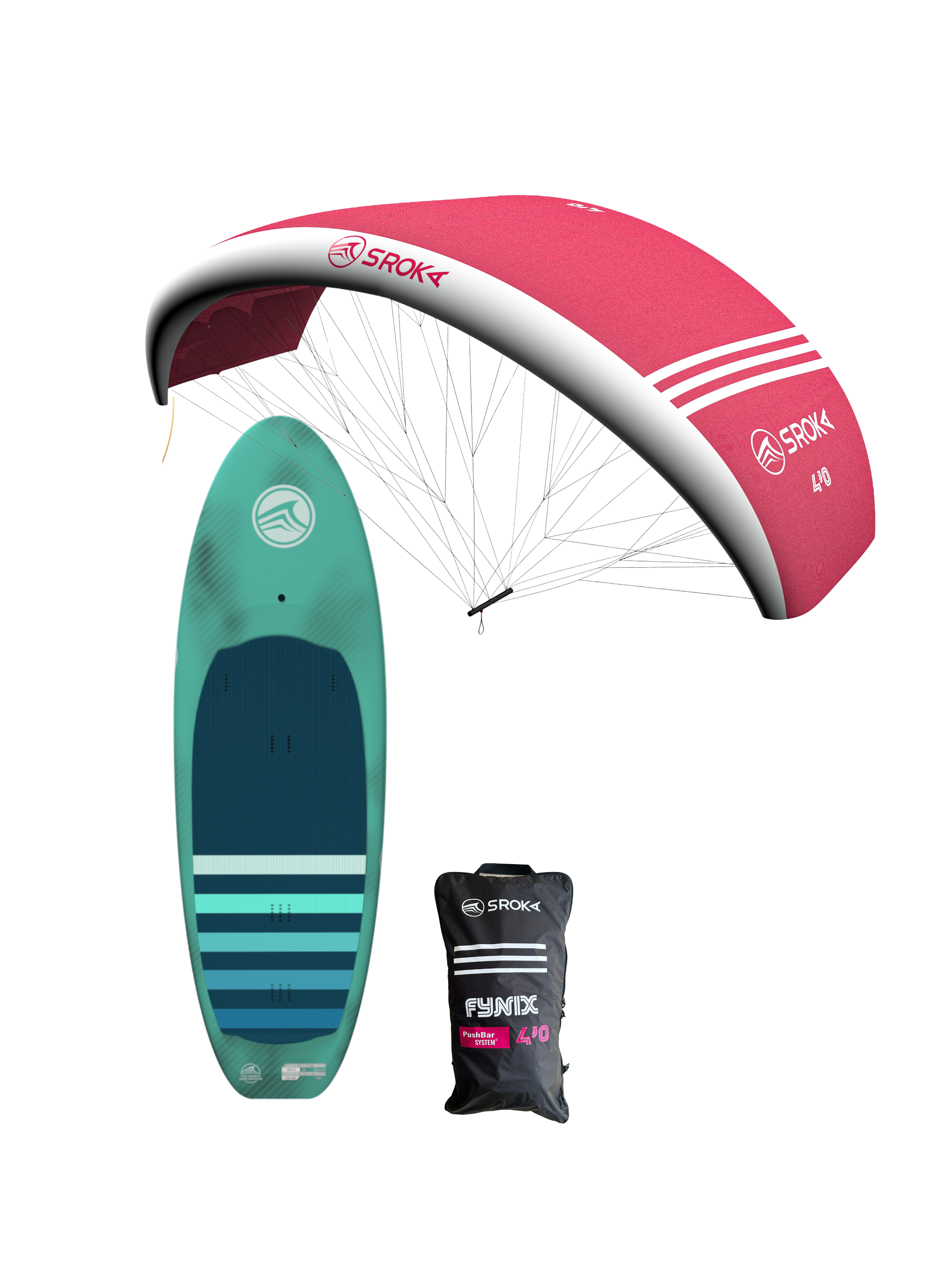 Pack parawing FYNIX et planche Mid-Length LW SROKA