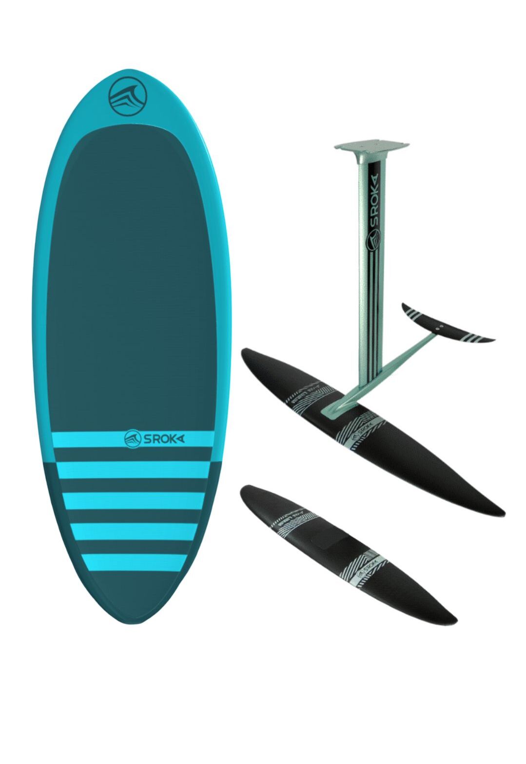 Paquete de láminas de surf: Fast Flyer 4'6 + lámina S