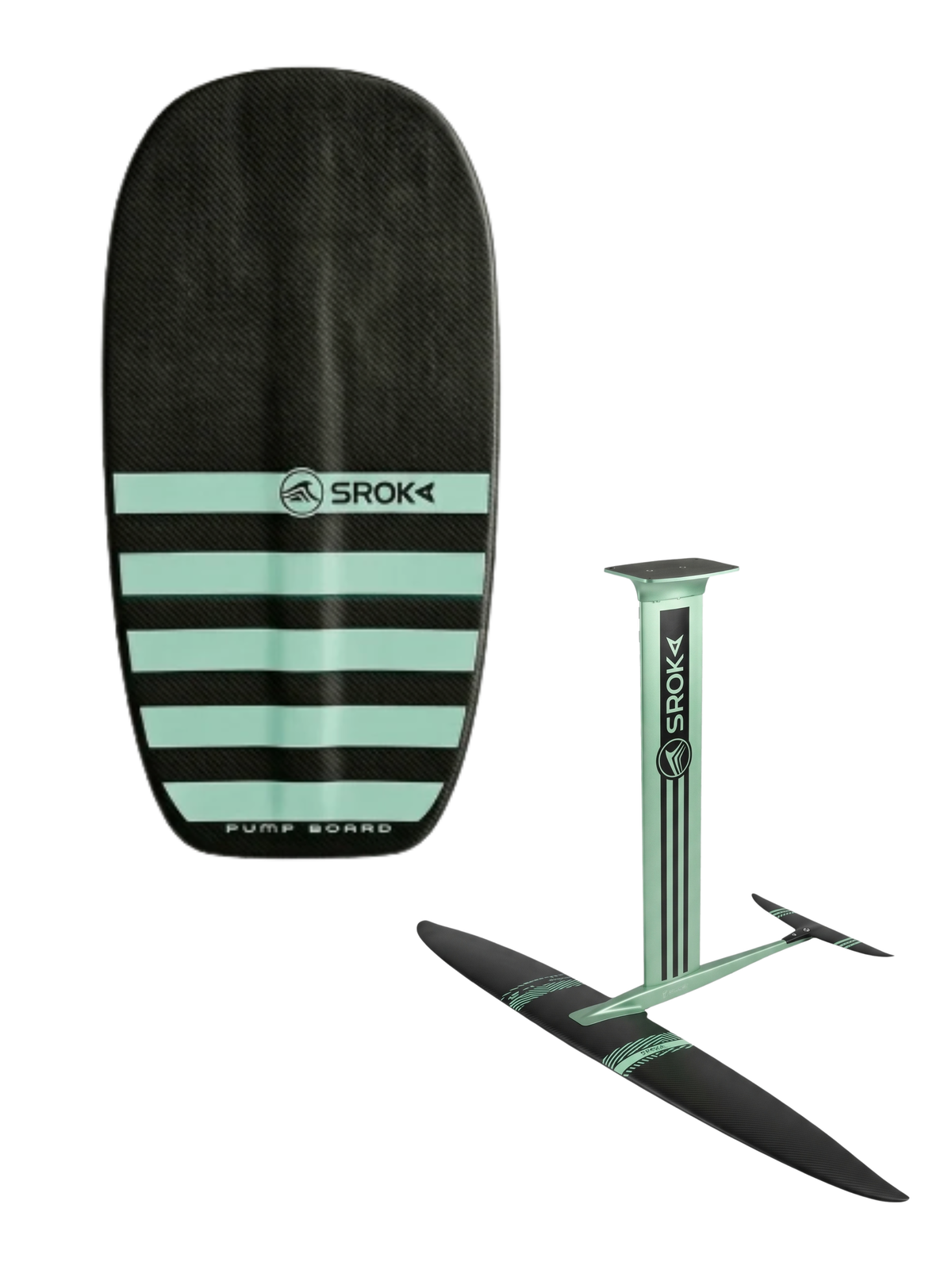 Pack Pump Foil Performance : Planche Carbone + Foil Alu PF