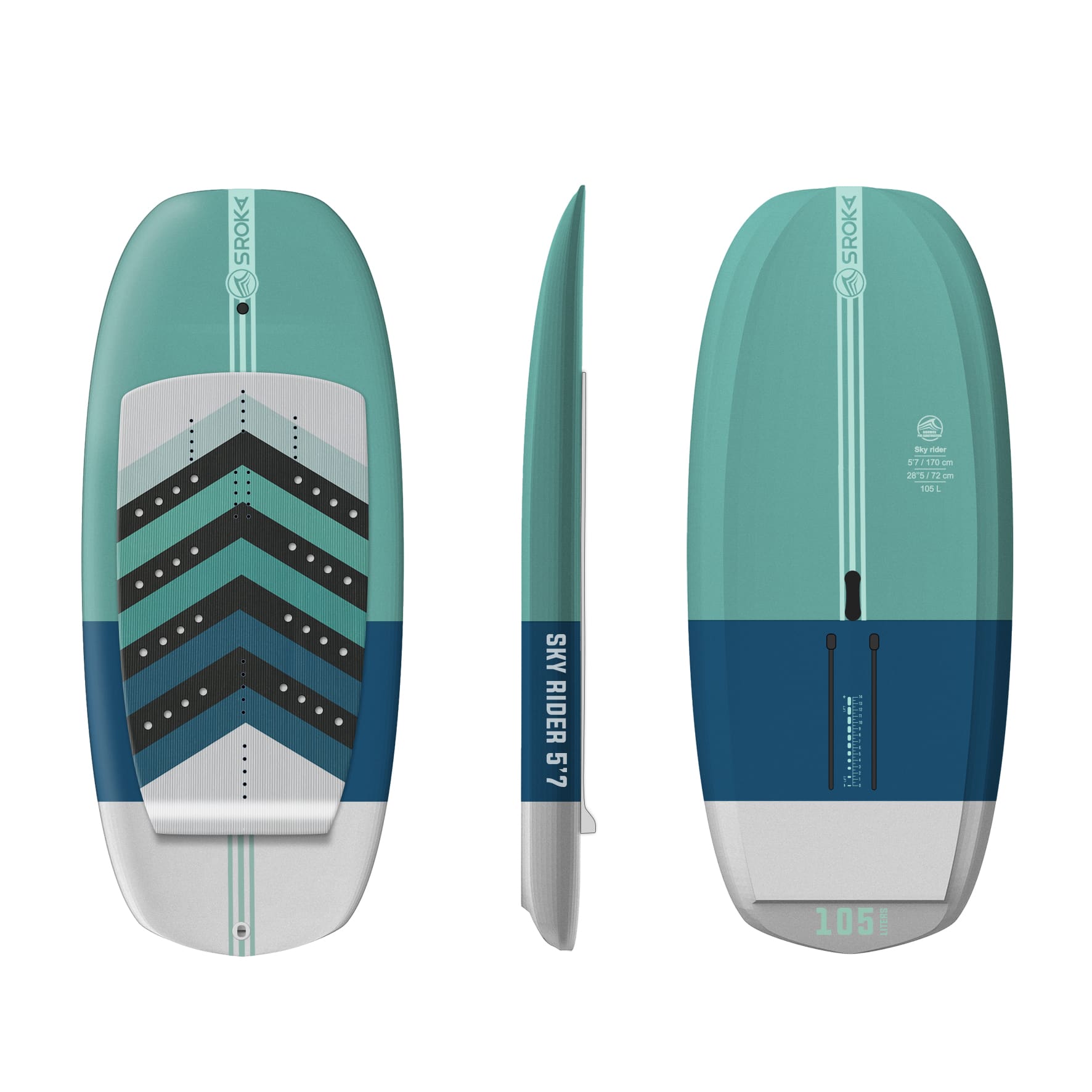 Beginner Sky Rider SROKA wing foil board – SROKA Company