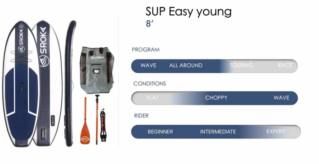 Specs Easy 8' Inflatable stand up paddle