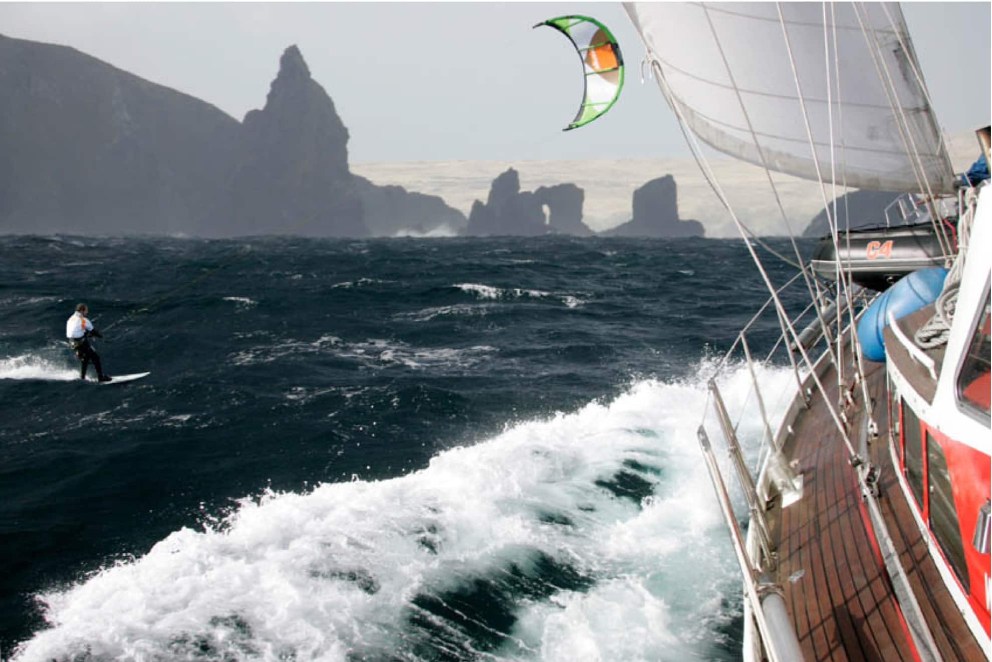 Traversée du Cap Horn en Kite surf