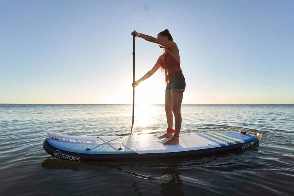 stand up paddle trois couche rails haute qualité