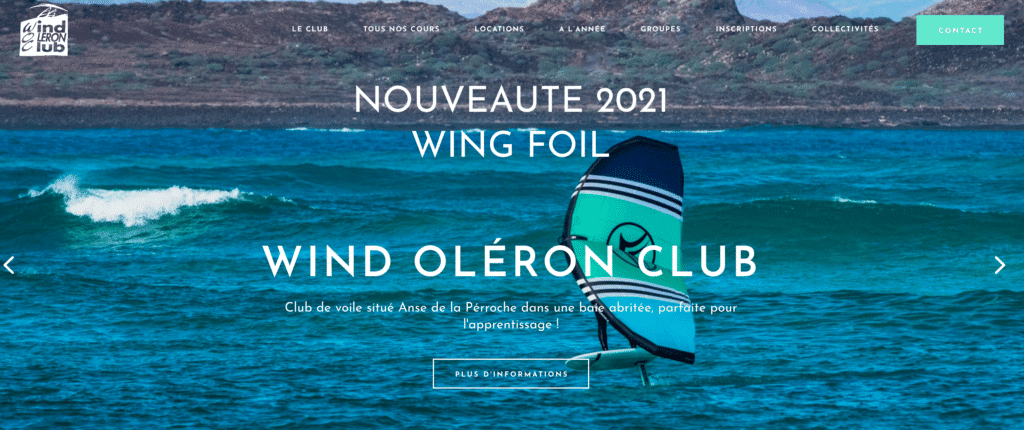 Wind Oleron Club, beste Wing Foil-Spots in Richtung La Rochelle
