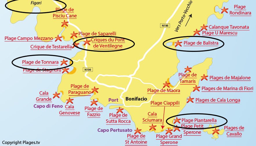 best wing foil and SUP spot around Bonifacio, Corsica