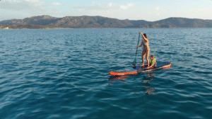 mettre une GoPro sur un stand-up paddle gonflable